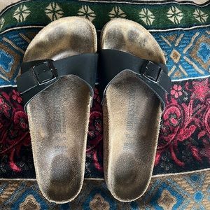 Birkenstock Madrid Sandal: Black EUR 38